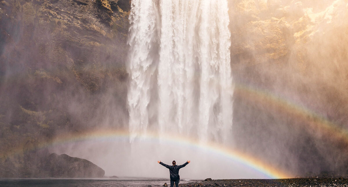 Skogafoss waterfall south iceland