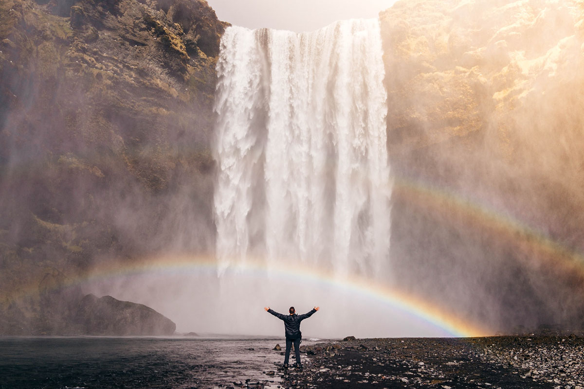 Skogafoss waterfall south iceland