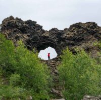 Dimmuborgir Lava Fields in summer