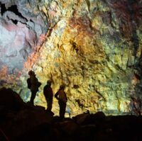 Inside Volcano Adventure in Iceland.