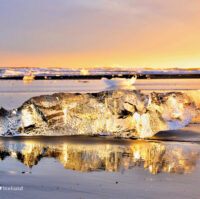 Diamond Beach at sunset