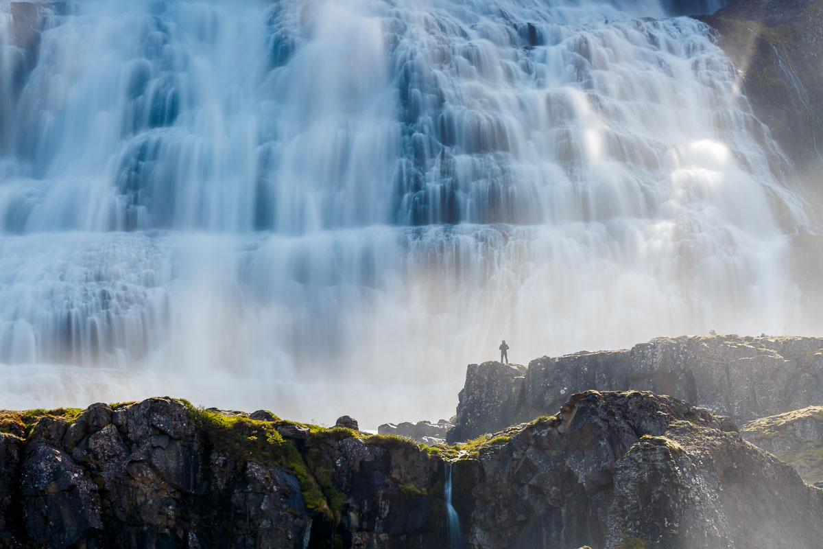 Dynjandi Iceland The big waterfall at Iceland Dynjandi.