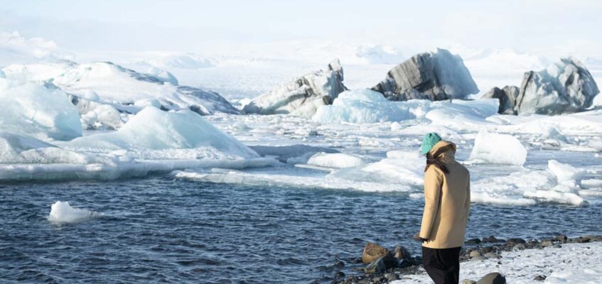 Glacier Lagoon Winter Glacier Lagoon Winter