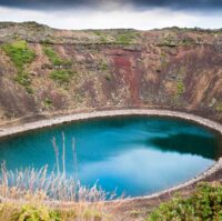 Kerid crater lake