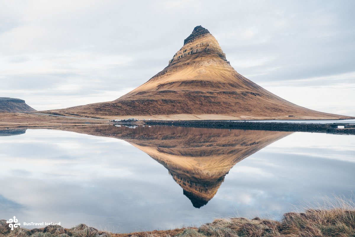 Kirkjufell mountain in fall on Snaefellsnes peninsula