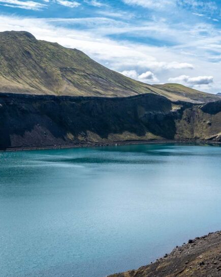 Hnausapollur Volcanic Crater Lake