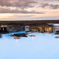 Aerial view on the Blue Lagoon