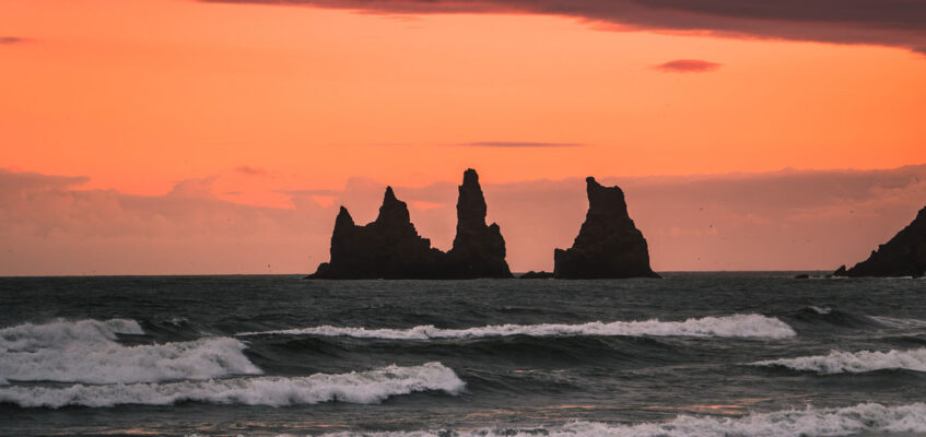 Reynisdrangar sunset