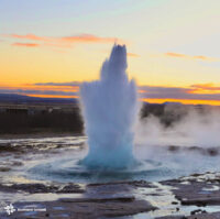 Strokkur geyser erupting