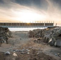 The Bridge between Continents on Reykjanes Peninsula