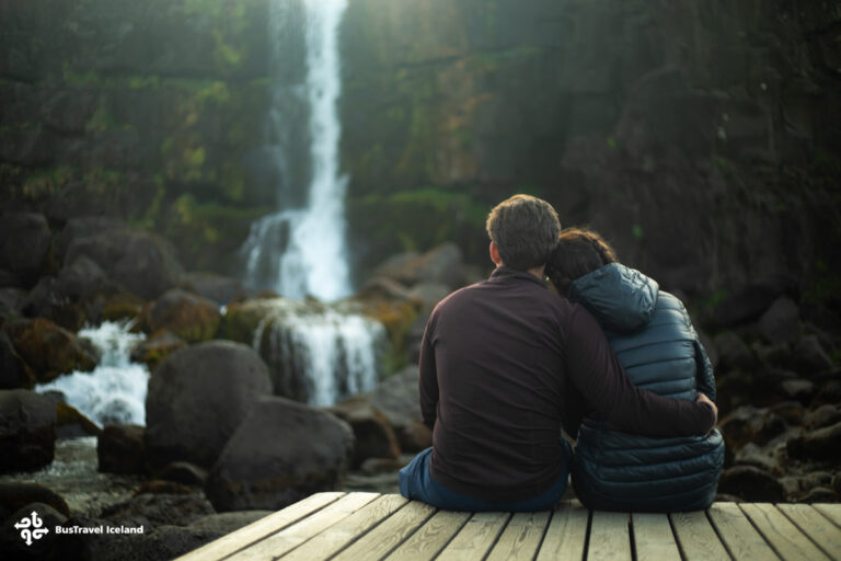 öxarárfoss waterfall in thingvellir