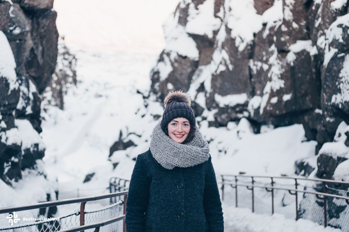 Thingvellir national park winter