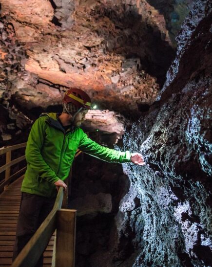 Víðgelmir lava cave West Iceland