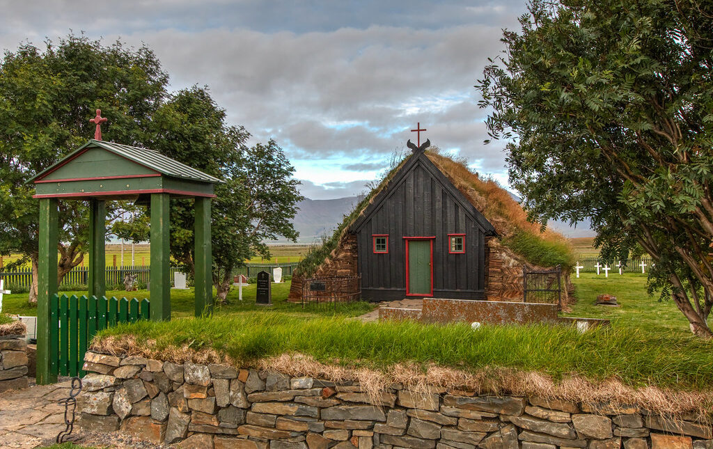 Víðimýrarkirkja in North Iceland