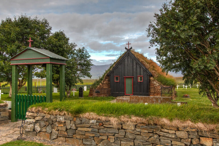 Víðimýrarkirkja in North Iceland