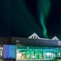 the outside of Aurora Reykjavík - Northern Light Centre