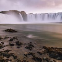 North Iceland's Godafoss waterfall is a must visit