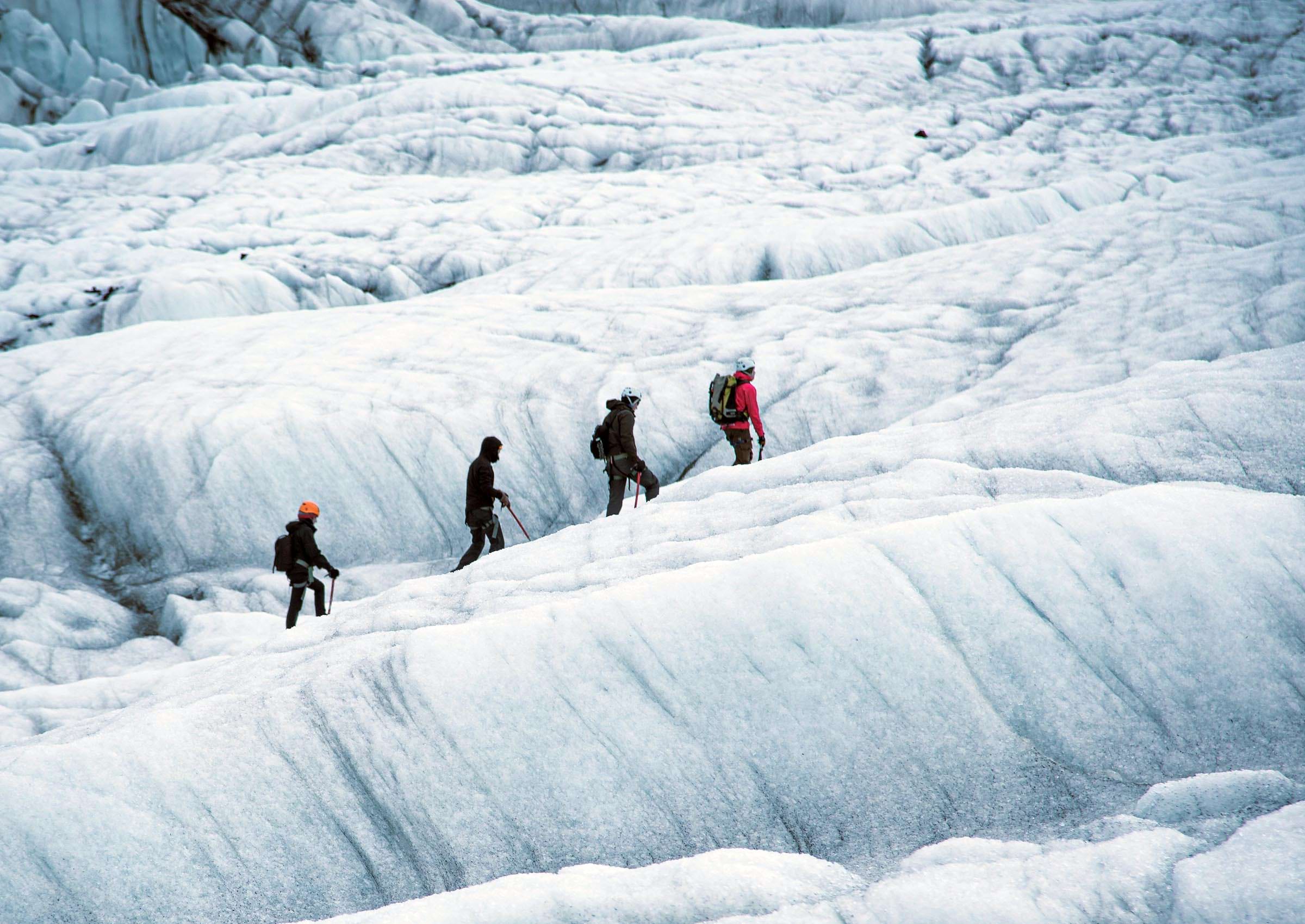 Glacier hiking experience in South Iceland