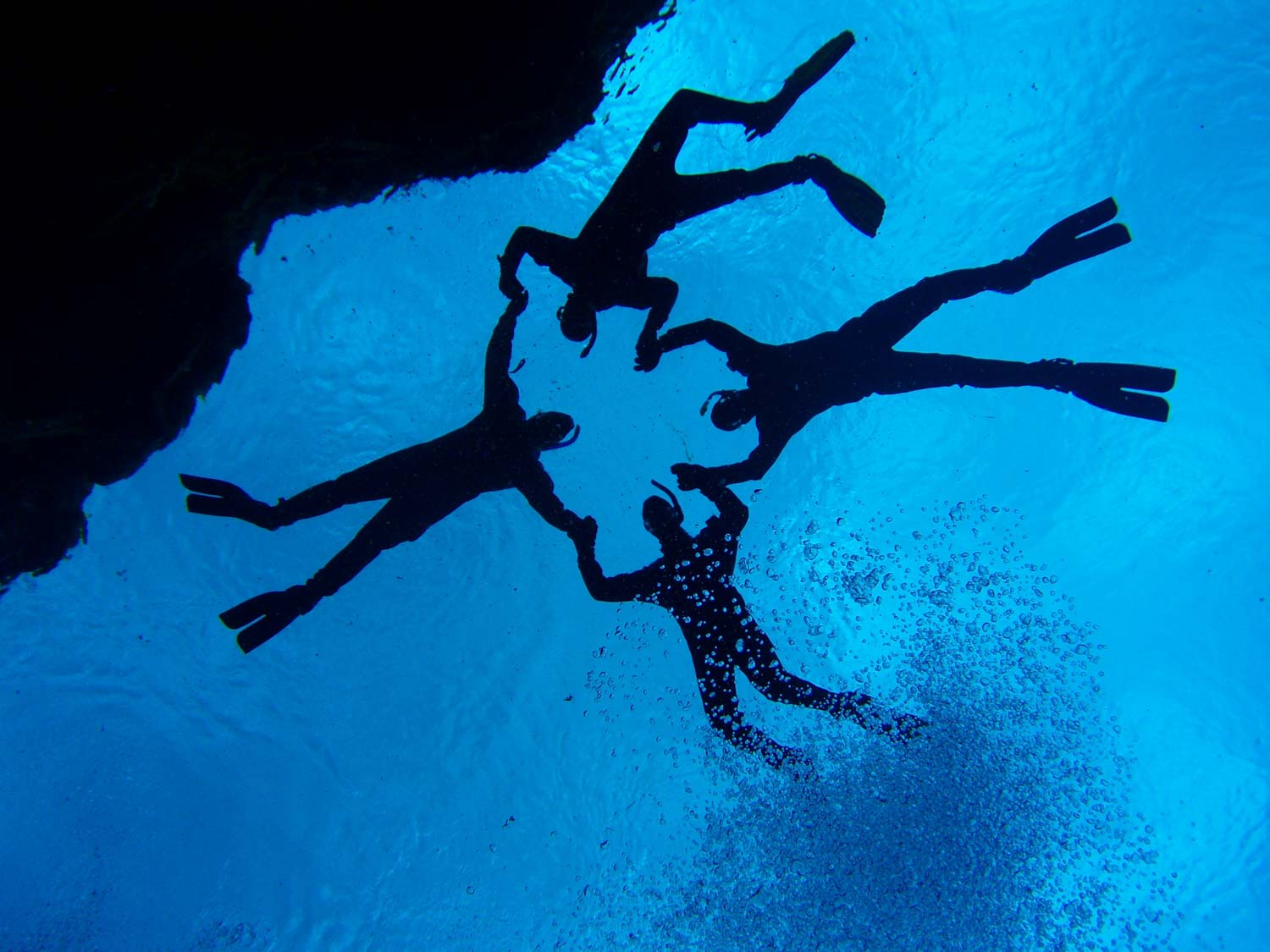 OLYMPUS DIGITAL CAMERA Snorkeling at Silfra Fissure in Thingvellir National Park.
