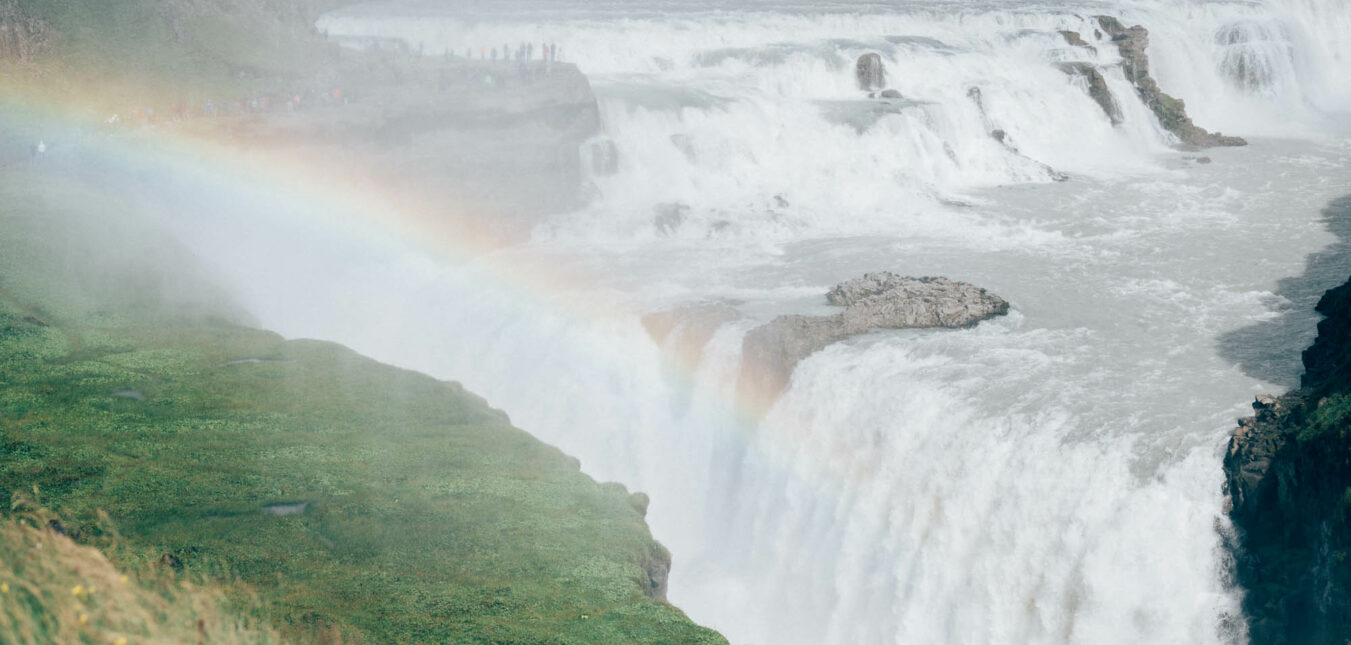 Gullfoss waterfall landing page header image-14