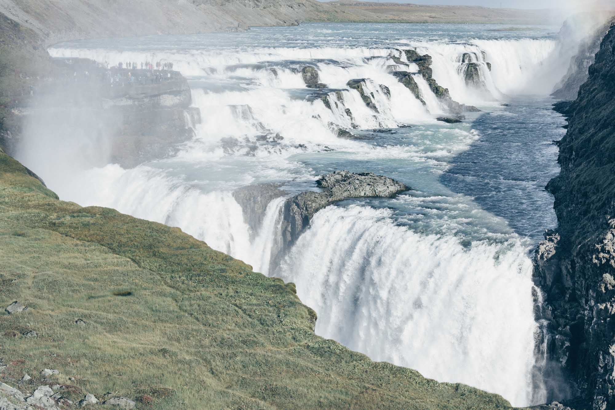 Gullfoss waterfall landing page header image-16