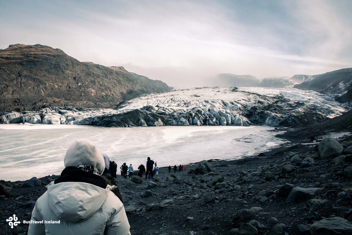 Solheimajokull glacier south Iceland