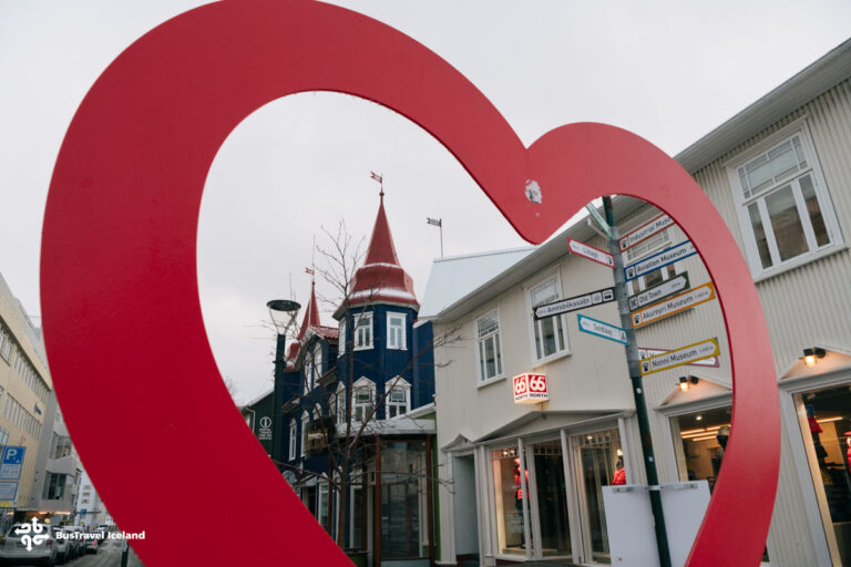 Akureyri downtown in winter [Photo credit ©Yanshu Li]