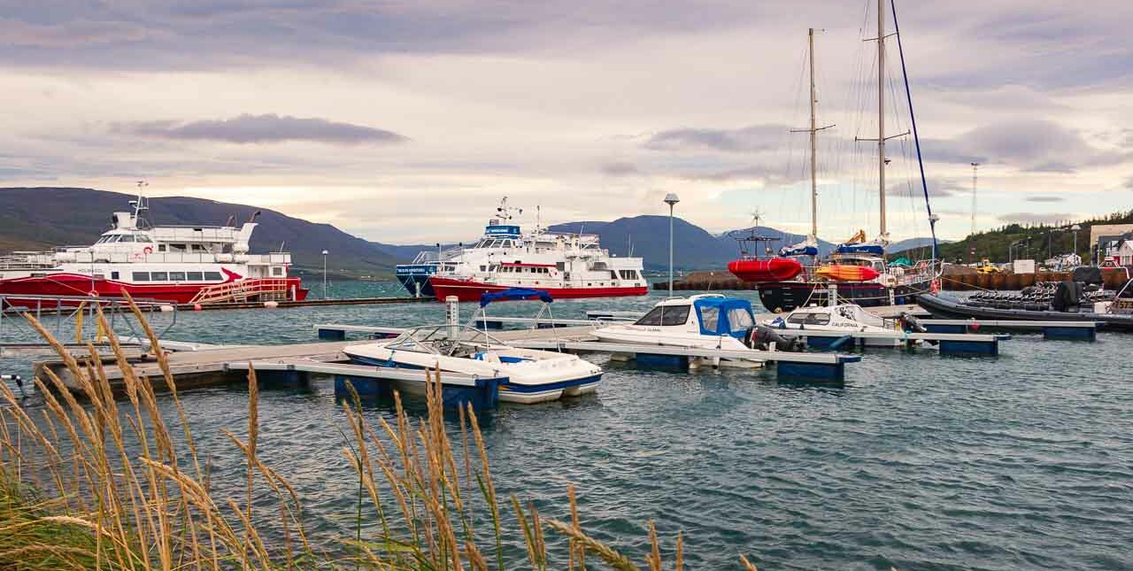 Akureyri in North Iceland