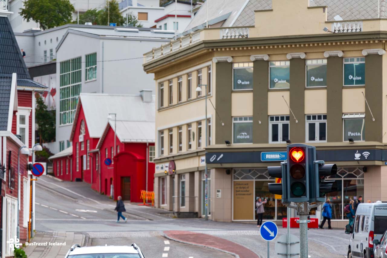 Akureyri in North Iceland