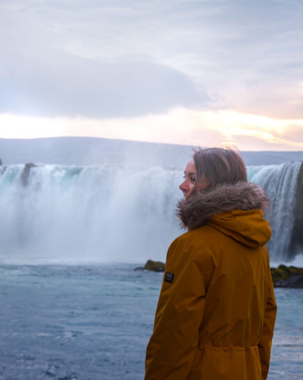 Godafoss waterfall in North Iceland