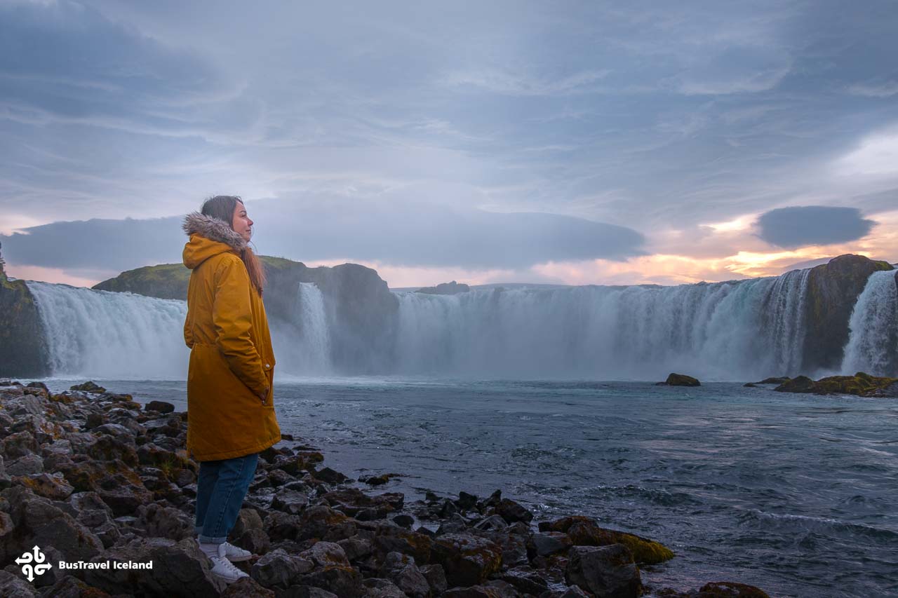 Godafoss waterfall in North Iceland