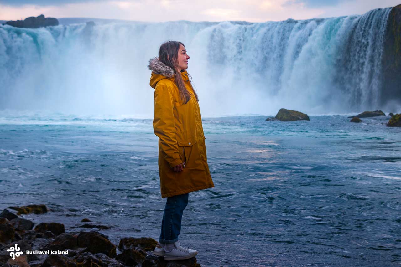 Godafoss waterfall in North Iceland