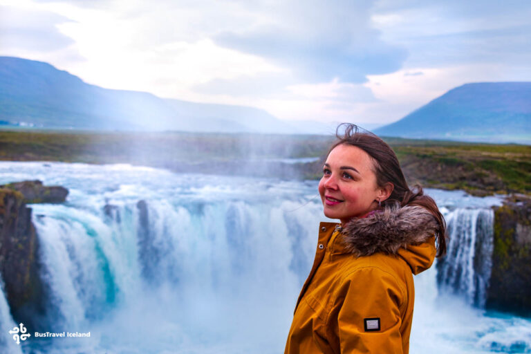 Godafoss waterfall in North Iceland