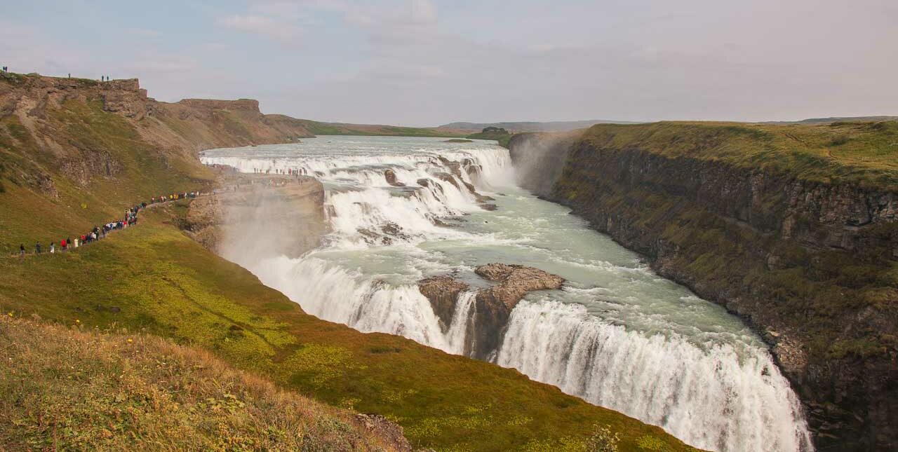 Gullfoss waterfall in the Golden Circle of Iceland-5808 Gullfoss waterfall in the Golden Circle of Iceland