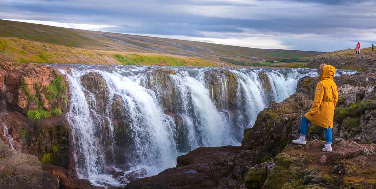 Kolugljúfur canyon and waterfall in Northwest Iceland-7181 Kolugljúfur canyon and waterfall in Northwest Iceland