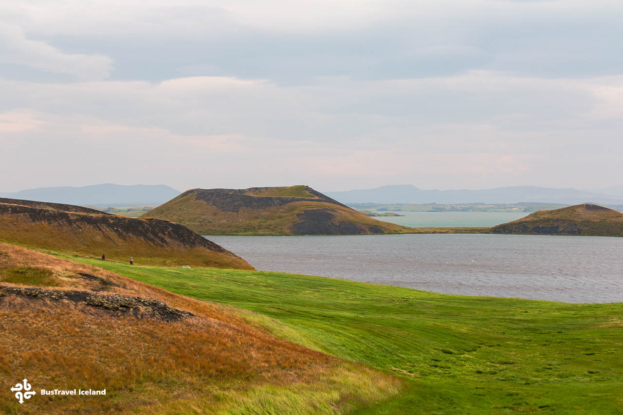 Lake Myvatn area in North Iceland
