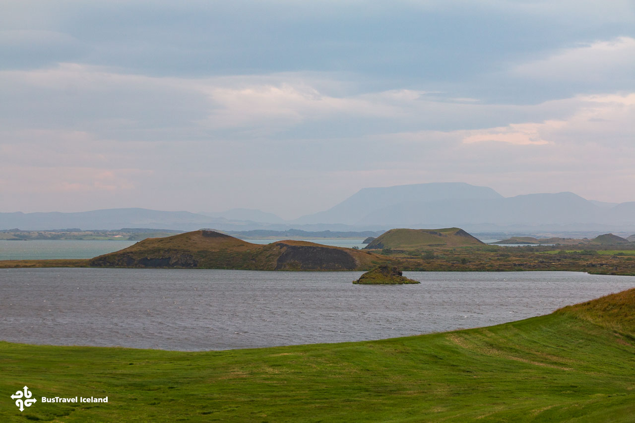 Lake Myvatn area in North Iceland