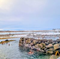 Laugaras Lagoon in the Golden Circle of Iceland