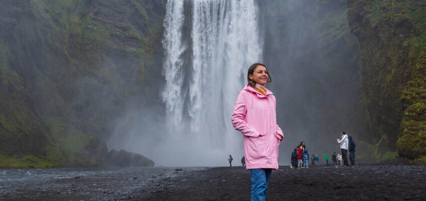 Skogafoss waterfall ain South Iceland