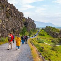 Thingvellir National Park in the Golden Circle of Iceland