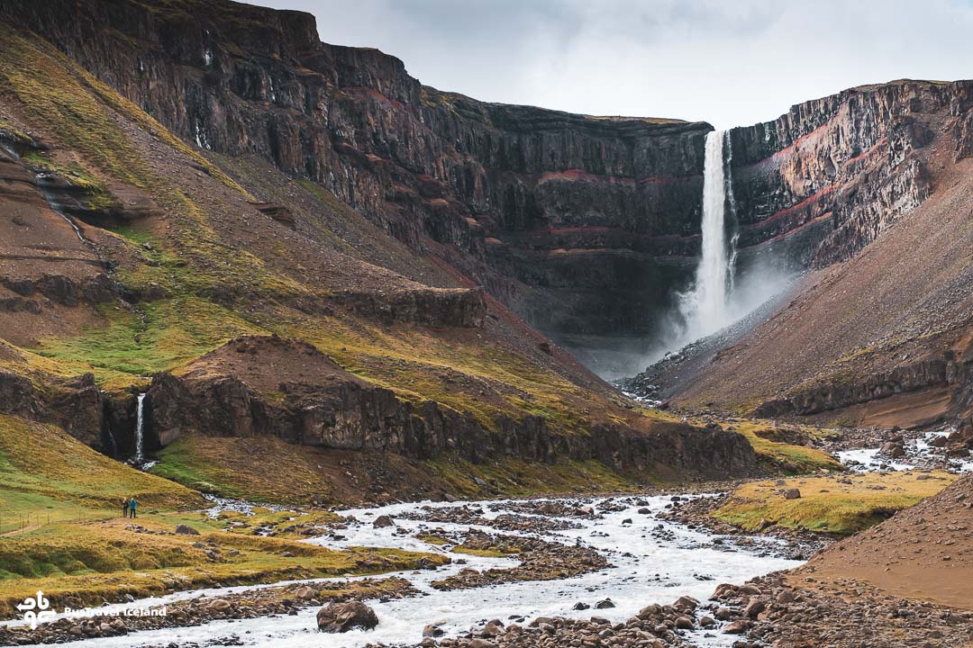 Hengifoss waterfall in East Iceland summer-YSL_0258 Hengifoss waterfall in East Iceland summer