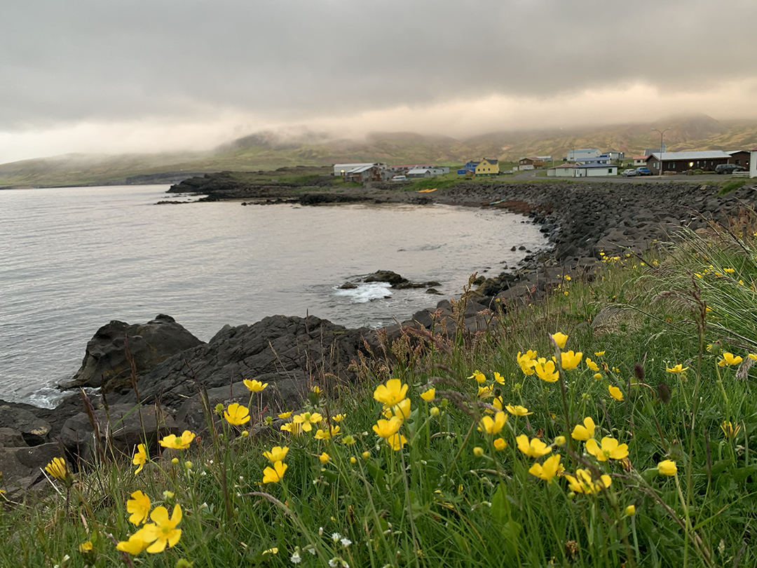 Cloudy Sky over Borgarfurdur Eystri East Iceland Cloudy Sky over Borgarfurdur Eystri East Iceland