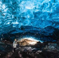 Crystal Ice Cave on Vatnajokull in South Iceland – Sapphire ice cave in April 2025-6 Crystal ice cave on Vatnajokull glacier - Sapphire ice cave on Vatnajokull in April 2025