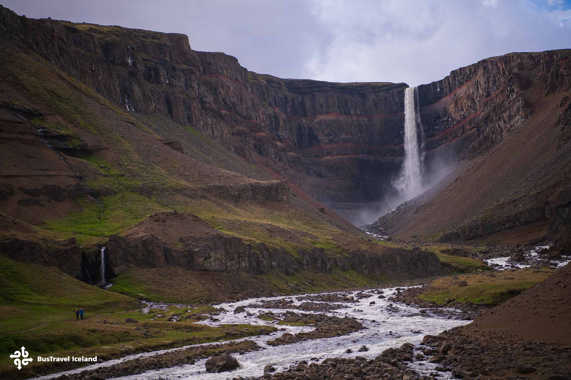 Hengifoss waterfall in East Iceland Hengifoss waterfall in East Iceland