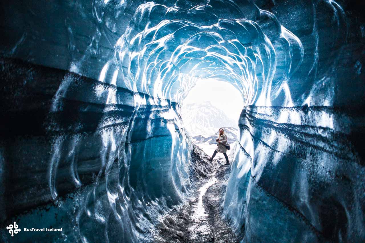 Katla Ice Cave in South Iceland April 2025-23 Katla Ice Cave, also named as the ice cave under the Volcano, is an amazing sight, April 2025