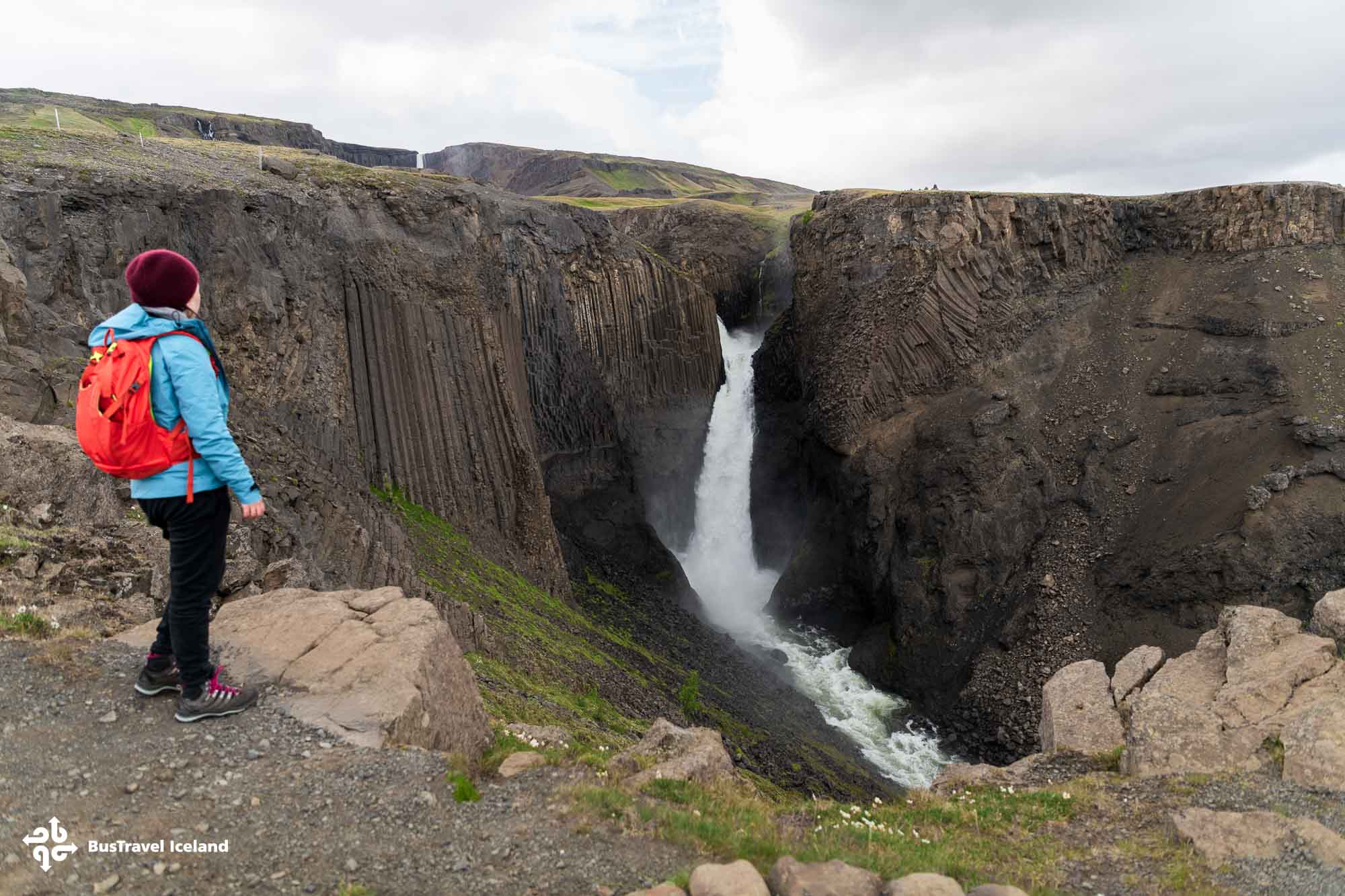 Litlanesfoss waterfall in East Iceland