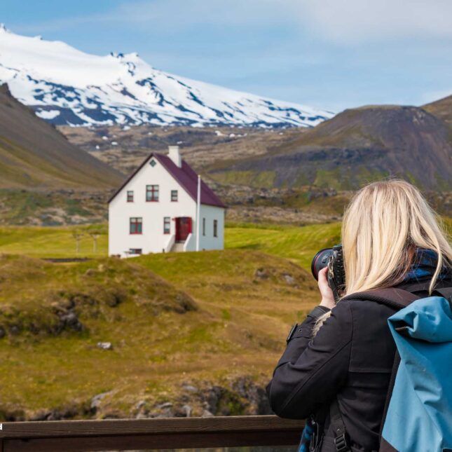 Arnarstapi fishing village and coastal line on Snaefellsnes Peninsula-48 Arnarstapi fishing village and coastal line on Snaefellsnes Peninsula