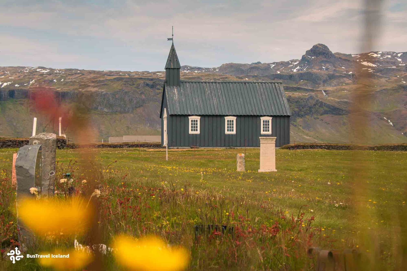 Budir black church on Snaefellsnes Peninsula