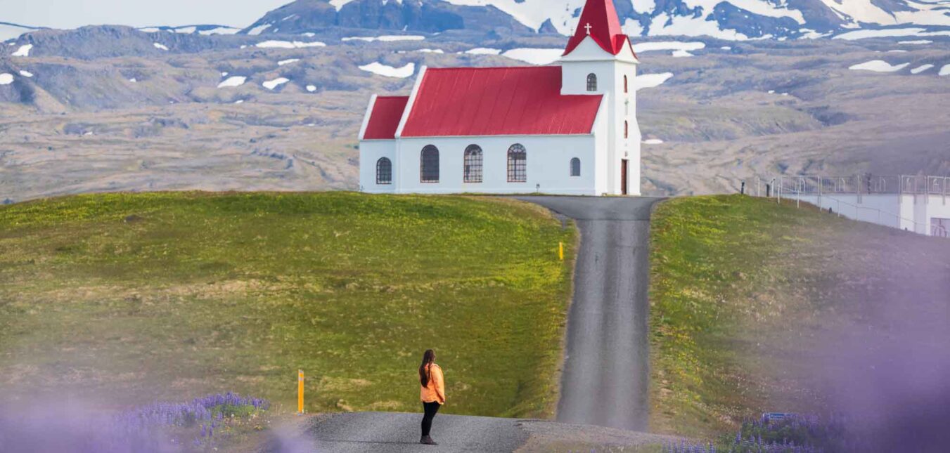 Ingjaldshólskirkja Church the church on the hill