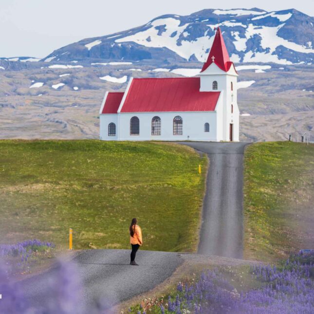 Ingjaldshólskirkja Church the church on the hill
